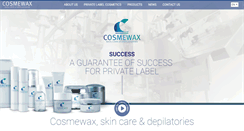 Desktop Screenshot of cosmewax.com